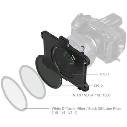SMALLRIG 5011 MATTE BOX KIT WITH CPL & VND FILTERS