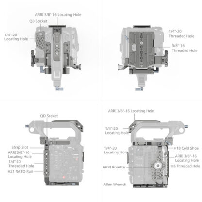 SMALLRIG 4947 BASIC CAGE KIT FOR CANON C400