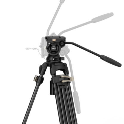SMALLRIG 4686 HEAVY-DUTY FLUID HEAD VIDEO TRIPOD KIT AD-01S