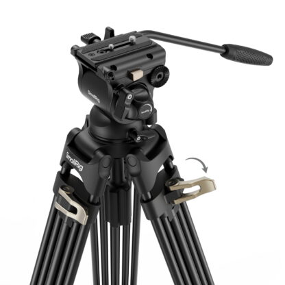 SMALLRIG 4686 HEAVY-DUTY FLUID HEAD VIDEO TRIPOD KIT AD-01S