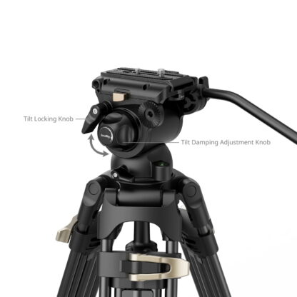 SMALLRIG 4686 HEAVY-DUTY FLUID HEAD VIDEO TRIPOD KIT AD-01S
