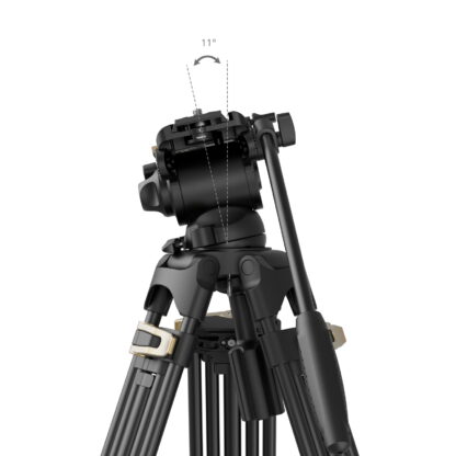 SMALLRIG 4686 HEAVY-DUTY FLUID HEAD VIDEO TRIPOD KIT AD-01S