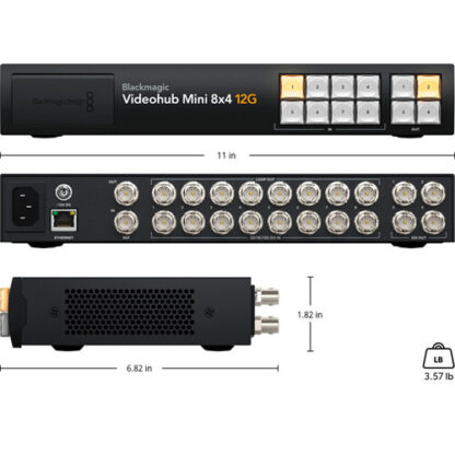 Blackmagic Videohub Mini 8x4 12G
