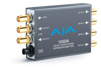 AJA 12GDA 12G/6G/3G/HD/SD-SDI Distribution Amplifier