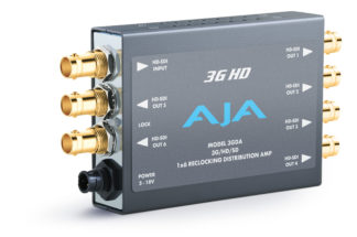 AJA 3GDA 3G-SDI 1x6 Reclocking Distribution Amplifier