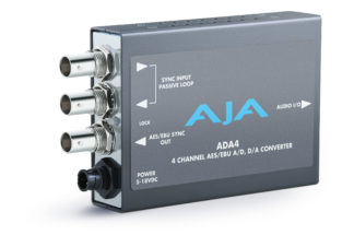 AJA ADA4 4-Channel Bidirectional Audio A/D & D/A Converter