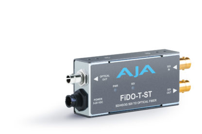 AJA FiDO-T-ST 1-Channel 3G-SDI to Single-Mode ST Fiber Transmitter