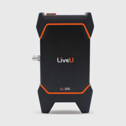 LiveU LU300 HEVC streaming enhet med Anton Bauer kamera mount