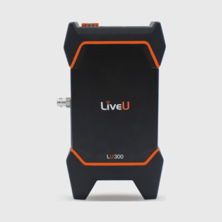 LiveU LU300 HEVC streaming enhet med V mount kamerafeste