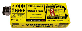 Lynx OET 1540 Ethernet to Fiber Transceiver (Switch) -CWDM