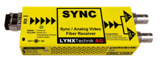 Lynx ORX 1702-1 LC Analog Sync / Video Fiber Optic Receiver