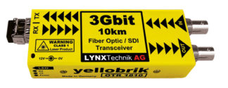 Lynx OTR 1810-1 LC 3Gbit Fiber Optic / SDI Transceiver - 10km