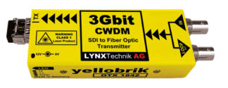 Lynx OTX 1842 3Gbit SDI to Fiber Optic Transmitter (CWDM) - 40km
