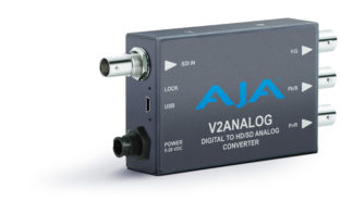 AJA V2Analog HD/SD-SDI to Analog Mini-Converter
