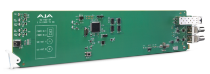 AJA OG-FIDO-2R-MM OpenGear 2-Channel Multi-Mode LC Fiber to 3G-SDI Receiver