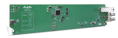 AJA OG-FIDO-R openGear 1-Channel Single Mode LC Fiber to 3G-SDI Receiver
