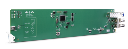 AJA OG-FIDO-T openGear 1-Channel 3G-SDI to Single Mode LC Fiber Transmitter
