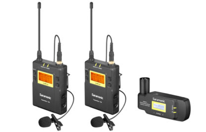 Saramonic UwMic9 Kit8 TX9+TX9+RX-XLR9 UHF Wireless Lavalier Microphone System
