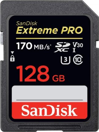 Sandisk SDXC Extreme Pro 128GB 170MB/s Minnekort