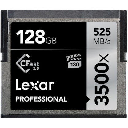 Lexar 128GB Professional 3500x CFast 2.0 Memory Card