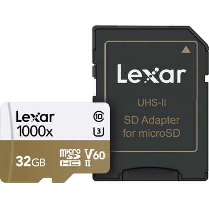 Lexar 32GB Professional 1000x UHS-II microSDHC Memory Card