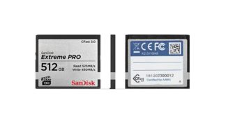 ARRI SanDisk CFast2.0 card set 3x512GB