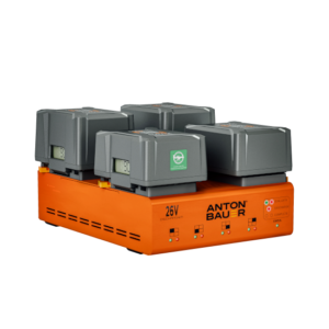 Anton/Bauer Dionic 26V LPD Quad Gold Mount pluss utladning