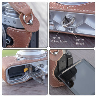 SMALLRIG 3481 LETHER HALF CASE WITH SHOULDER STRAP