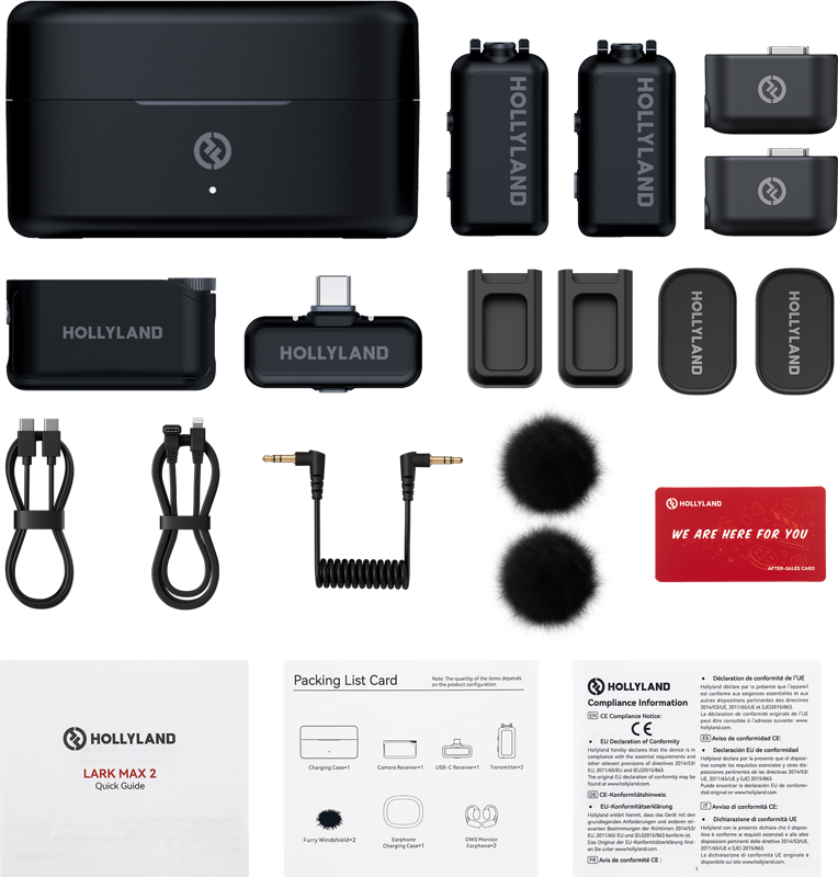 HOLLYLAND LARK MAX 2 Combo with Camera RX + USB-C RX - Bilde 2