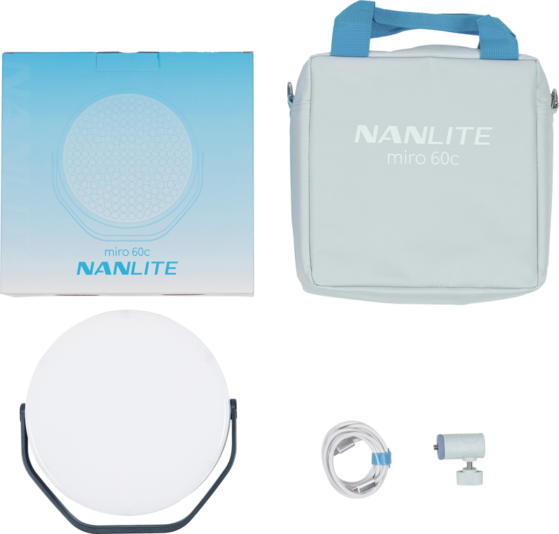 NANLITE MIRO 60C LED FULL-COLOR ROUND PANEL LIGHT - Bilde 2