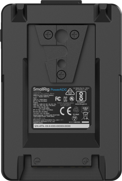 SMALLRIG 4974 VB99 PRO MINI V MOUNT BATTERY GREEN