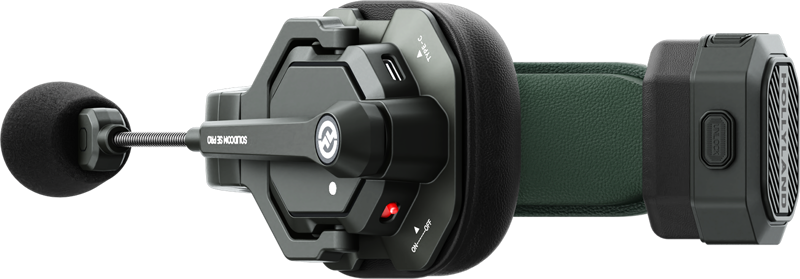 HOLLYLAND Solidcom SE Pro- 4 Person Noise Cancelling Headset Intercom fra siden