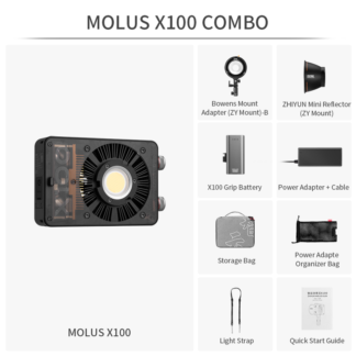 ZHIYUN LED Molus X100 COB Light Combo - Bilde 3