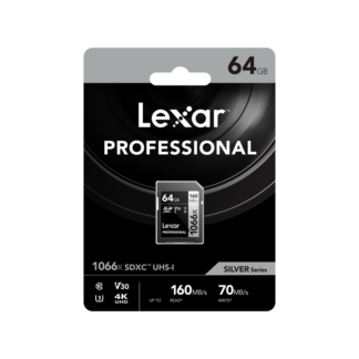 LEXAR Pro 1066x sdxc U3 (V30) UHS-I R160/W70 64GB - Bilde 3