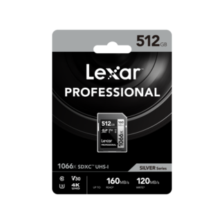 Lexar Pro 1066x SDXC U3 (V30) UHS-II R160/W120 512GB - Bilde 3