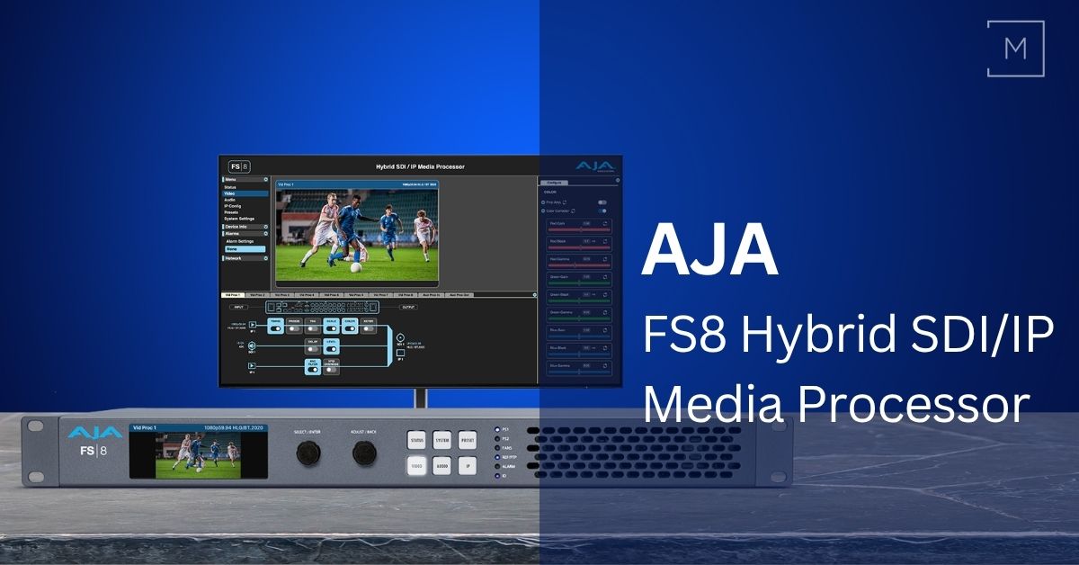 AJA FS8 Hybrid SDI/IP Media Processor