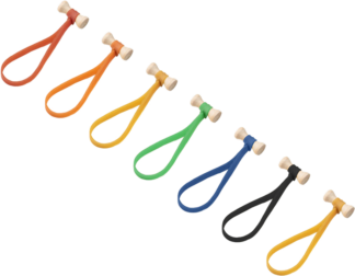 KUPO Elastic Cable tie 5" -10pcs Mixed color