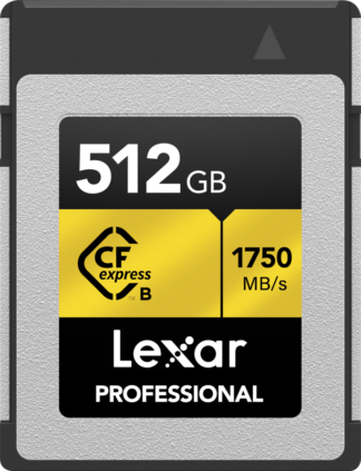 LEXAR CFexpress Pro Gold R1750/W1500 512GB