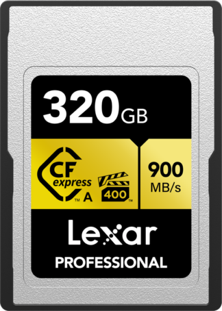LEXAR CFexpress Pro Gold R900/W800 320GB (Type A)