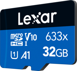 Lexar 633X microSDHC/SDXC no adapter (V10) R100 32GB