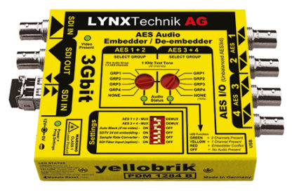 Lynx AES audio Embedder / De-embedder