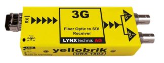 Lynx ORX 1802 3G Fiber Optic to SDI Receiver