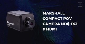 Marshall Compact POV Camera NDI_HX3 & HDMI