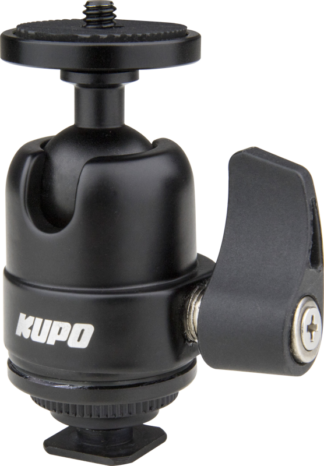 KUPO KS-CB07 MIDI BALL HEAD WITH HOT SHOE MOUNT