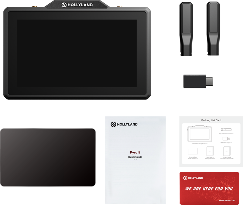 HOLLYLAND PYRO 5 WIRELESS TRANSCEIVING MONITOR - Bilde 2