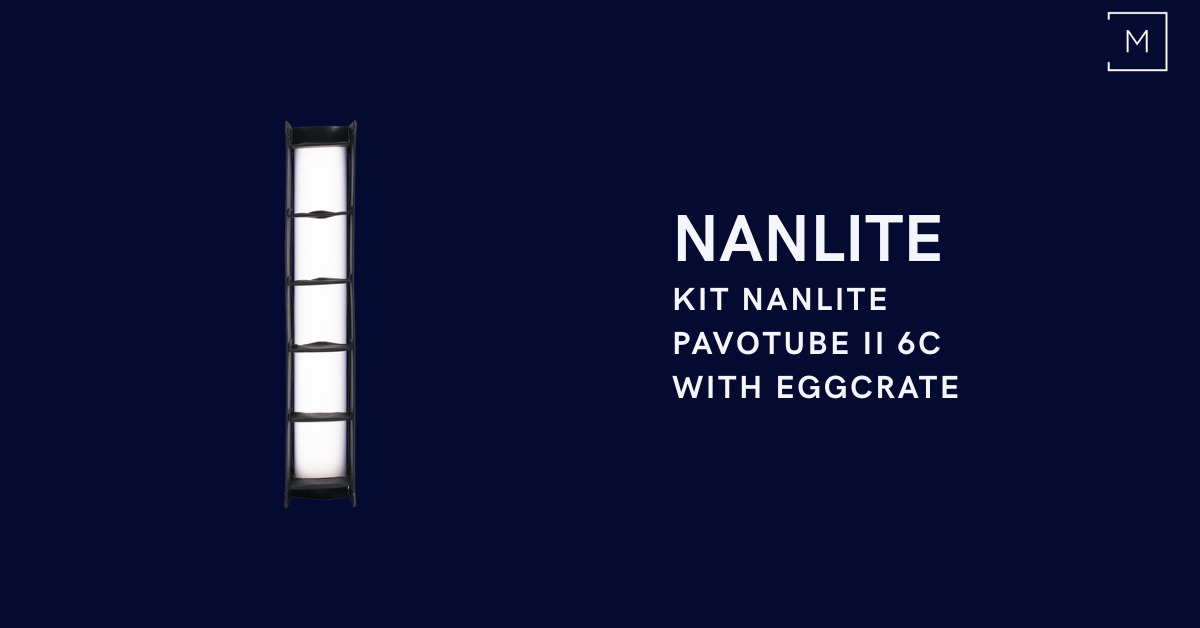 KIT NANLITE PAVOTUBE II 6C WITH EGGCRATE