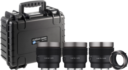 Samyang V-AF lens Kit with MF Adapter and Hardcase