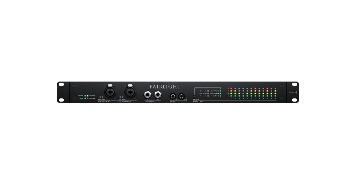 Blackmagic Fairlight Audio Interface