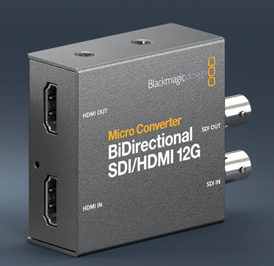 Kit 2 Micro-convertisseurs Blackmagic SDI Vers HDMI 3G - Pour Connexion Vidéo Professionnelle - Compatible SD/HD/3G-SDI