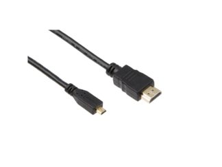 iiglo HDMI til mikro HDMI kabel 2m sort